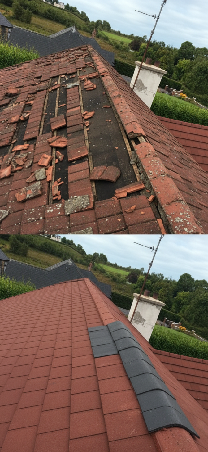Professional roof repair by MossPro — soft wash moss removal